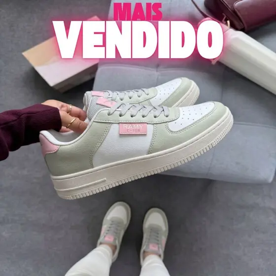 Tênis Casual Feminino Street Masculino Unissex Academia Estilo Urbano e Esportivo 34 ao 43 Promoção