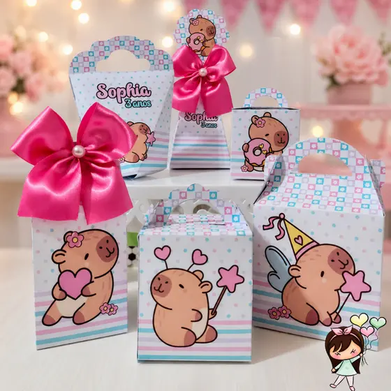 Kit Festa Capivara | Lembrancinhas Festa Infantil