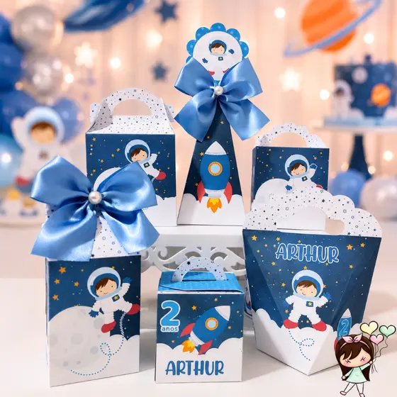 Kit Festa Astronauta | Lembrancinhas | Personalizados