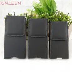XINLEEN Capa De Couro Para Telefone , Pacote De Cintura , Coldre , Porta-Cartões , Carteira , Multifuncional , Uso Exter