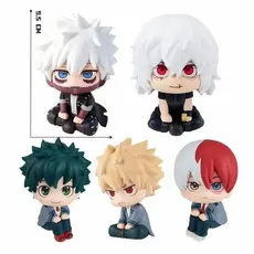 Nova My Hero Academia (MHA): Tomura Shigaraki / Izuku Midoriya / Katsuki Bakugo Figura de PVC Chibi Fofa | Modelo de B