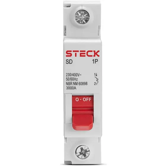 Disjuntor Steck Din Unipolar 25A Curva C