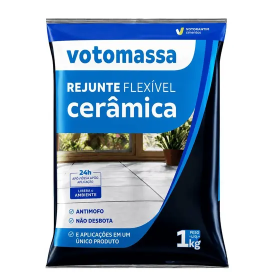 Rejunte Votoran Preto 1kg Flexível Para Cerâmica