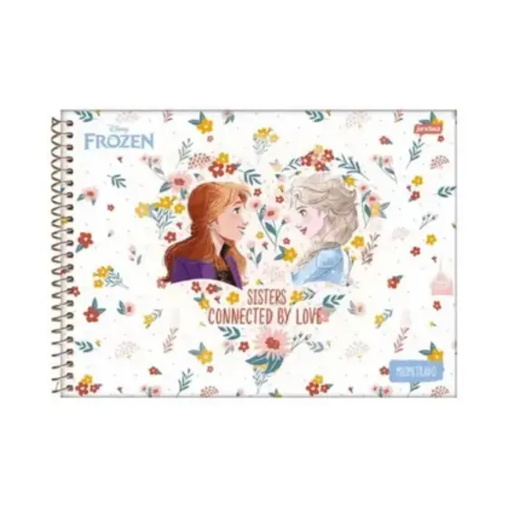 Caderno Espiral Frozen 80 Folhas – 69205/23 Frozen
