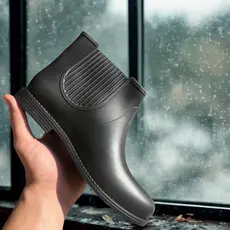Bota Galocha Feminina Scaleno Impermeável Limpeza PVC Antiderrapante - Leve e Confortável Dia a Dia