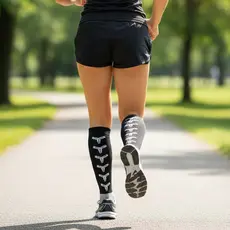 Meia Esportiva Cano Alto e Antiderrapante para treino - Conforto e segurança para os treinos