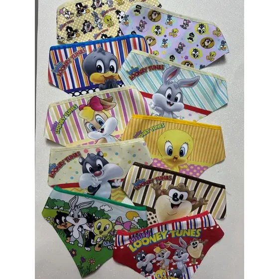 10 un. Bandana para pet Tamanho G - Coleção Looney Tunes | Acessórios para banho e tosa