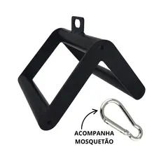 Puxador Triângulo Para Cross Over Academia Musculação Atividade Física Saúde Fitness Remada