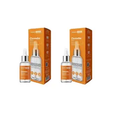 KIT ATE 02 UN SÉRUM CLEAR EFEITO CLAREADOR FACIAL DERMACHEM 30ML ORIGINAL