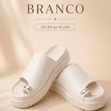 Chinelo Feminino Plataforma Nuvem Confortável Antiderrapante Moda Verão 33 ao 42