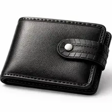 Carteira de Couro Sintético Masculina Porta Documentos Cabe RG Crlv-Carro-Cnh- Envio Imediato