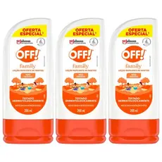 Kit 3 Repelente Family Loção 200ml - Off!