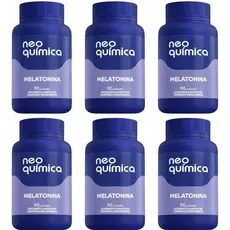 Kit 6 Melatonina Sabor Maracuja Com 90 Comprimidos - Neo Química