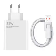 CARREGADOR RÁPIDO TIPO-C E V8 33W CARREGADORES ADAPTER+DATE CABLE QUICK CHARGE TIPO-C E V8 IT 33W-1