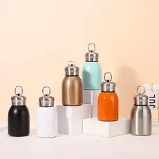 COPO TÉRMICO DE AÇO INOXIDAVEL 300ML COPO/GARRAFA COM TAMPA *SEM LOGO*