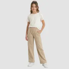 Calça de Moletom Juvenil Com Nervura Menina