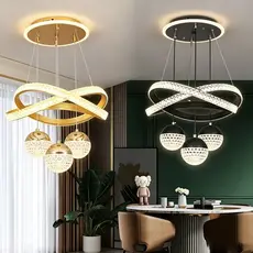 3 Cores Em 1 Luz Sala De Estar Lustre Cozinha Led Lâmpada Do Teto Nordic Moderno Decoração O15/O16