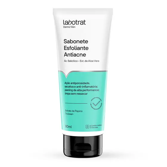 Sabonete esfoliante peeling anti acne espinha oleosidade