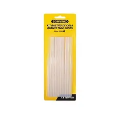 Kit Bastão De Cola Quente 7Mm 10 Peças 7x180Mm