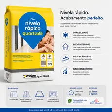 Argamassa Niveladora Rápida Quartzolit 20kg