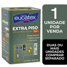 TINTA EUCATEX EXTRA PISO ACRILICA PREMIUM FOSCO CORES 18L