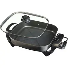 PANELA ELETRICA MANGIARE APEQ01I-02 PRETA QUADRADA 30CM 1500W 220V AGRATTO