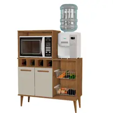 Armário Multi-Uso fruteira e torre quente pés palito - Envio Imediato