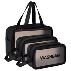 Kit 3 Necessaire Impermeável Washbag Bolsa Organizadora
