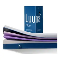 Colchão Luuna Blue, Espuma 21 cm com Bloqueio de Movimento, 10 Anos de Garantia