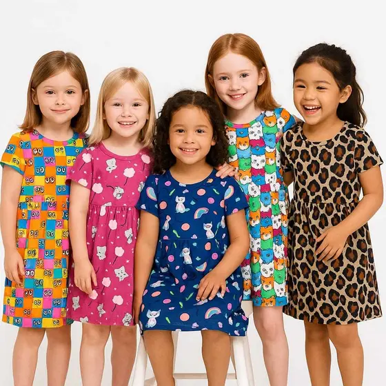 Vestido Floral De Princesa Para Meninas De 4 A 16 Anos.