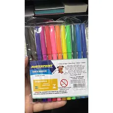 CANETA IDRO C12 COR PTA FIRME/ATÓXICA/LAVÁVEL MP701 KT 3 PCT