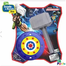 COLEÇÃO MEDIEVAL (1 ESCUDO, 1 MARTELO THOR)