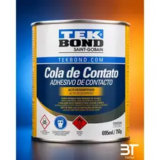 Cola Contato Tekbond 30g 200g 400g 750g Alta Resistência Madeira EVA Couro MDF