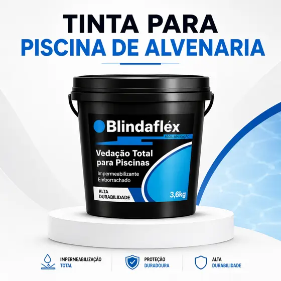 Manta Líquida Blindaflex 3,6L Impermeabilizante Acrílico Proteção Piscina Caixa D’Água e Cisternas