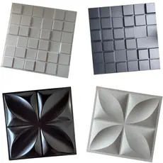 Kit 30 / 40 / 50 / 60 / 75 Placas PVC 3d Revestimento De Parede Decorativa 25 cm