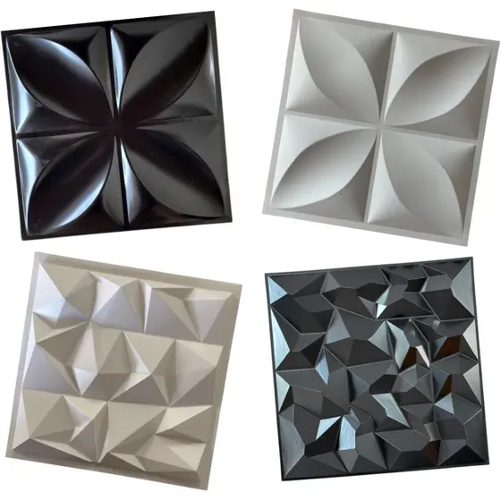 5 / 10 / 15 / 20 / 25 / 30 Placas 3D de parede - Pétala 25x25cm