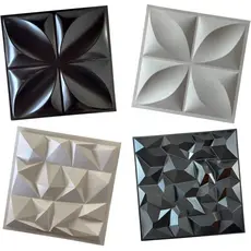 5 / 10 / 15 / 20 / 25 / 30 Placas 3D de parede - Pétala 25x25cm