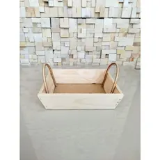 Bandeja Chanfrada Café da Manhã Fruteira Presente Decoração 25x20x6cm