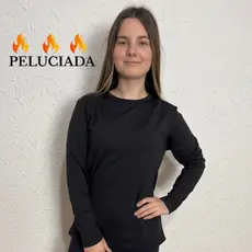 Blusa Térmica UNISSEX Peluciada com Manga Longa Blusa de Frio Confortável