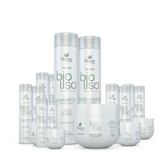 6x Kit Home Care Pós Progressiva Fortalece o Crescimento Saudável Do Cabelo Thyrre Cosmetics
