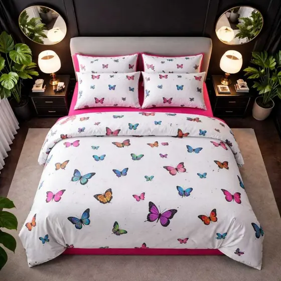 Jogo de Lençol Cama Queen 3 Pc SEM Elastico (lençol de cobrir + 2 fronhas) 180 fios 100% Algodão