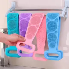 Tiras de Banho de Silicone Esfoliante de Corpo Prática