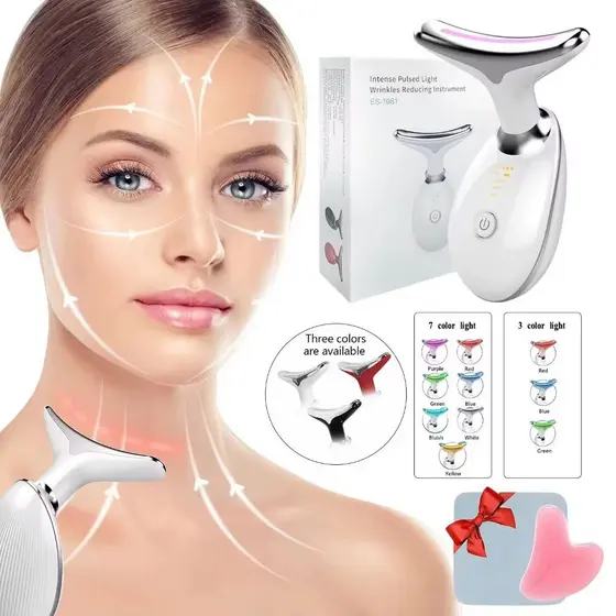 Confira Nosso Novo Massageador Facial / Pescoço Elétrico, Beleza do Pescoço e Rosto