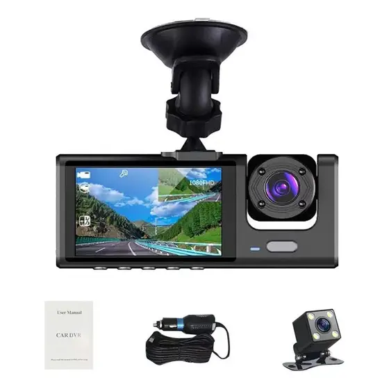 Câmera DVR Veicular 1080p Detecção de Movimento Visão Noturna