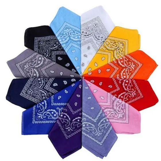 kit 12 Bandana Cachecol Estampado Moda Principal