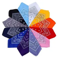 kit 12 Bandana Cachecol Estampado Moda Principal