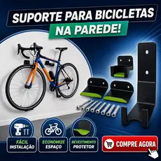 Suporte de Bike Bicicleta Fixo Parede Universal Speed MTB Reforçado