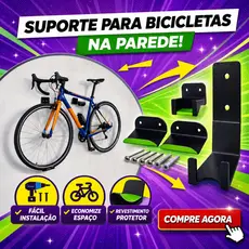 Suporte Bike Parede Horizontal Mtb Speed Reforçado