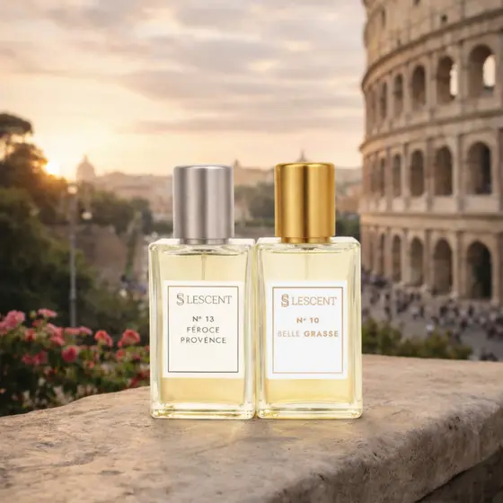 Kit Perfume Deo Colônia LESCENT N13 Feroce Provence + N10 Belle Grasse 25ml