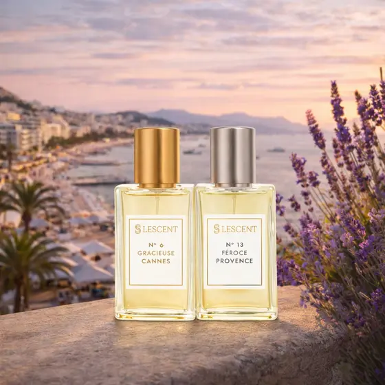 Kit Perfume Deo Colônia LESCENT N6 + N13 Feroce Provence 25ml